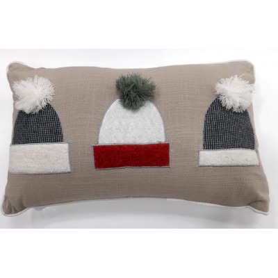 COJÍN GORROS C/LINO 30x50