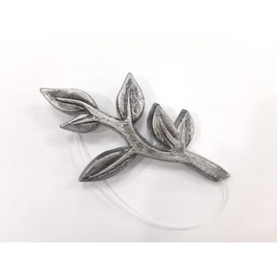 ABRAZADERA HOJAS 84 PLATA