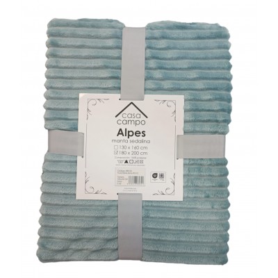 PLAID ALPES C/TURQUESA -...