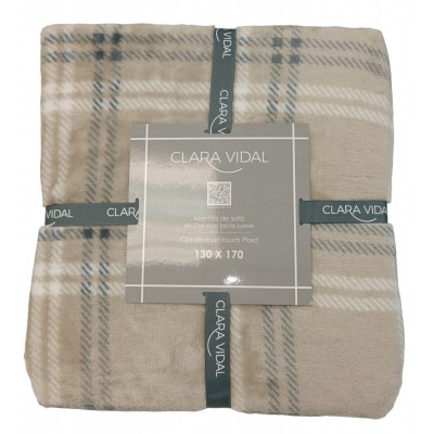PLAID WELBAR C/BEIGE -...