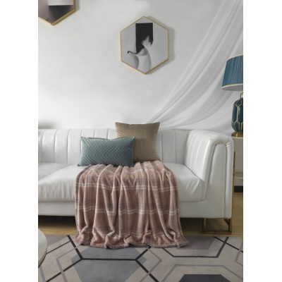 PLAID WELBAR C/ROSA -...