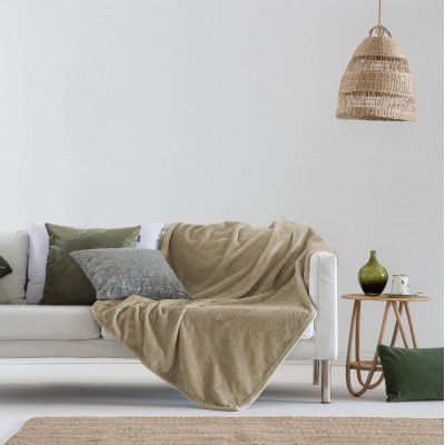 PLAID FINLEY C/BEIG -...