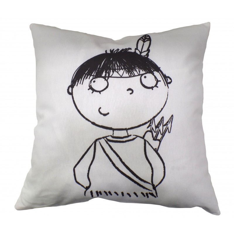 FUNDA COJÍN INDIAN-A C/UNICO 50x50 - Reversible