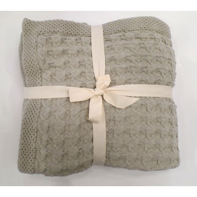 PLAID CROCHET.1586 C/PIEDRA...