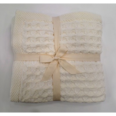 PLAID CROCHET.1586 C/MARFIL...