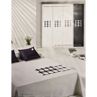 COLCHA VERANO HALLE 105 BLANCO