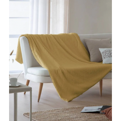 PLAID DARIEL C/MOSTAZA -...