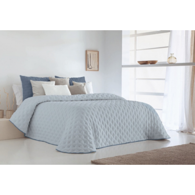 COMFORTER ANISA C/AZUL CAMA...