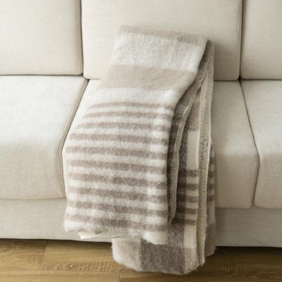 PLAID DISENA C/BEIG -...