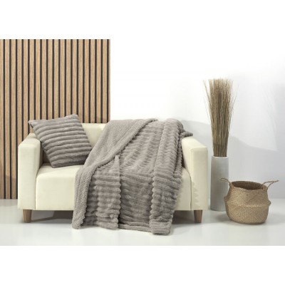 PLAID RABBIT C/GRIS -...