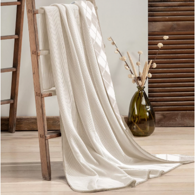 PLAID OTTO C/BEIG  - 140x190cm