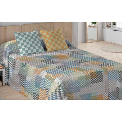 COLCHA BOUTI CHESS CAMA 105CM