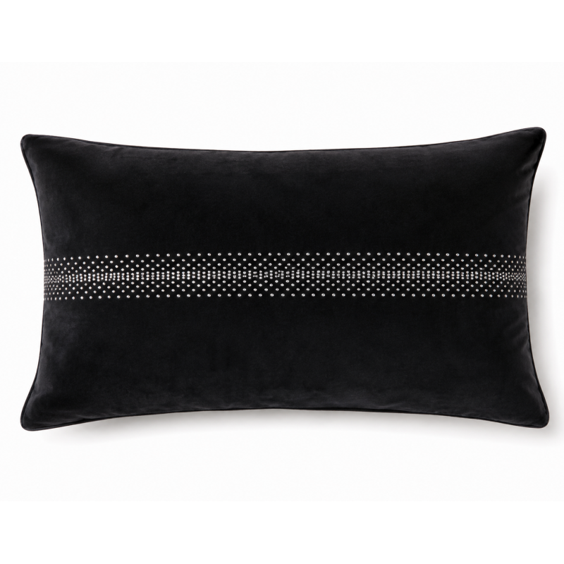 FUNDA COJÍN LUXURY-14 C/NEGRO 30x50
