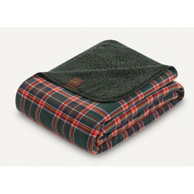 PLAID GALGO C/5-VERDE 140X190