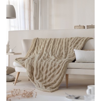 PLAID NANCI C/BEIG  -...