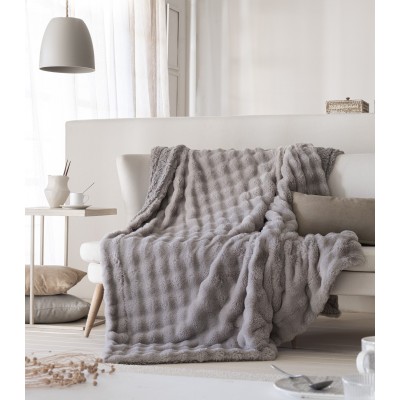 PLAID RUAN C/GRIS- 150x200cm