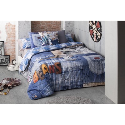 FUNDA NÓRDICA PATCH C/ÚNICO...