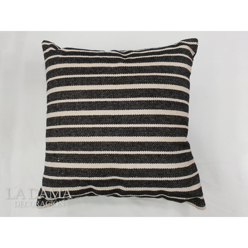 FUNDA COJÍN MAXIME C/NEGRO 45x45