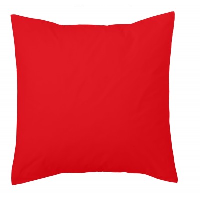 FUNDA COJÍN COMBI C/ROJO 40x40