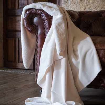 PLAID ELVAN C/BEIG - 130x170cm